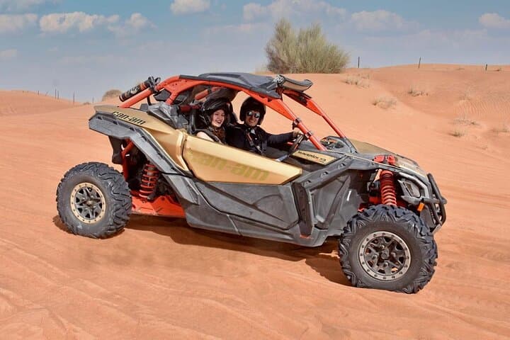 Dubai Premium Red Dunes Buggy Adventure with Camel & Sandboarding