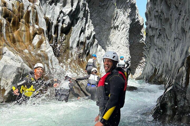 Taormina: Body rafting along the Alcantara River