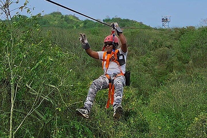 Zipline Canopy Adventure by the Ocean in Cartagena