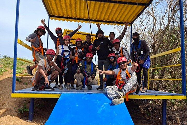 Zipline Canopy Adventure by the Ocean in Cartagena