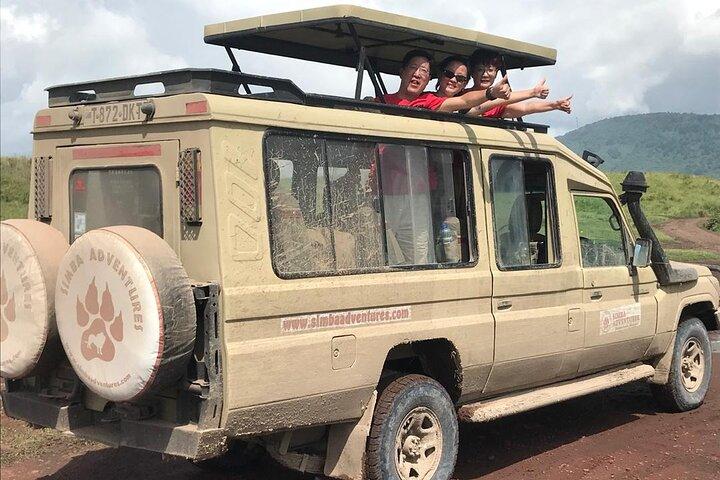 4-Days Adventure Camping Safari to Tarangire, Serengeti & Ngorongoro