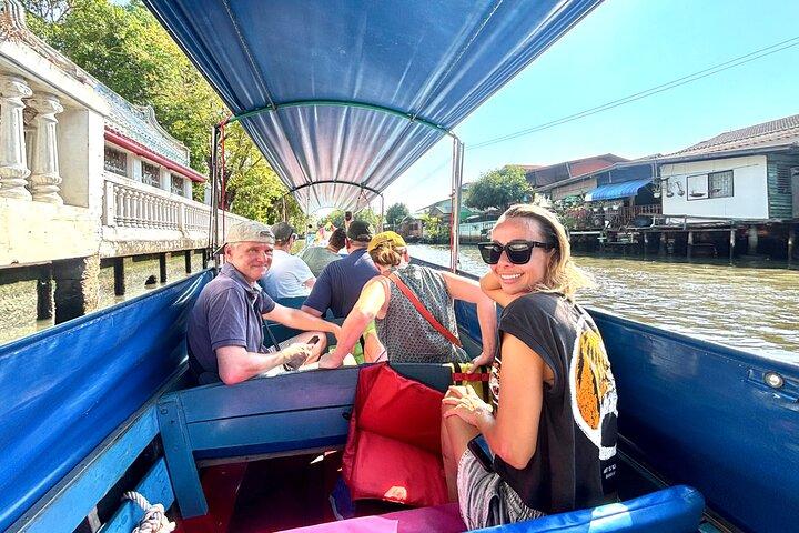 Bangkok: Bike and Longtail Boat Tour with Lunch