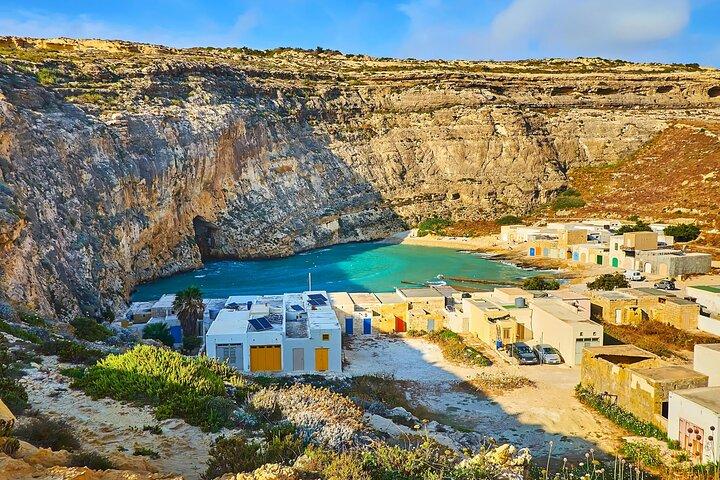 From Malta: Gozo TukTuk Tour with Comino Mini Cruise