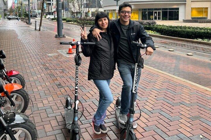 Downtown Houston Sightseeing Self Guided Tour S2 Pro E Scooter