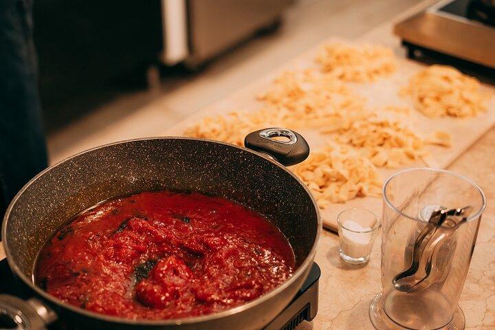 Homemade Pasta & Italian Dishes at Cooking School in Verona