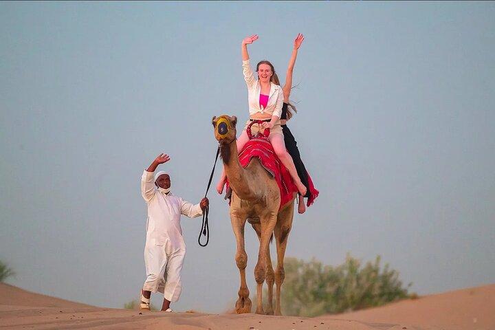 VIP Red Dune Safari with Live Shows & BBQ Dinner Camel Ride