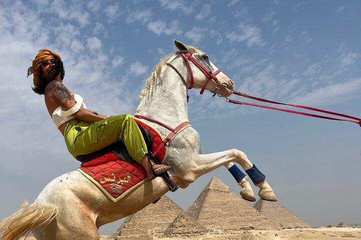 Giza Pyramids, Sphinx and GEM Museum Guided Day Tour