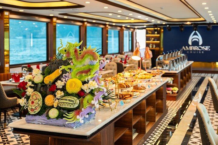 Halong Bay Full Day Tour with Buffet Lunch and Sunset Party