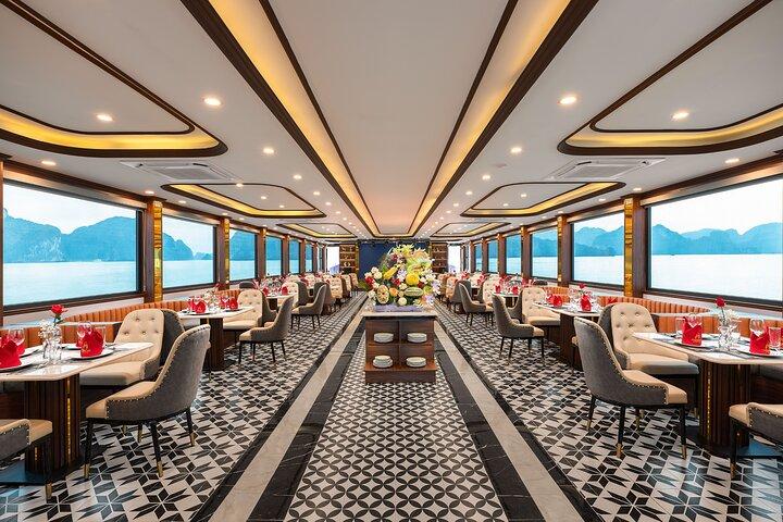 Halong Bay Full Day Tour with Buffet Lunch and Sunset Party