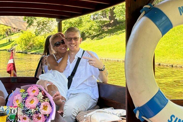 Riga: Historic Canal Boat Tour with Audio Guide