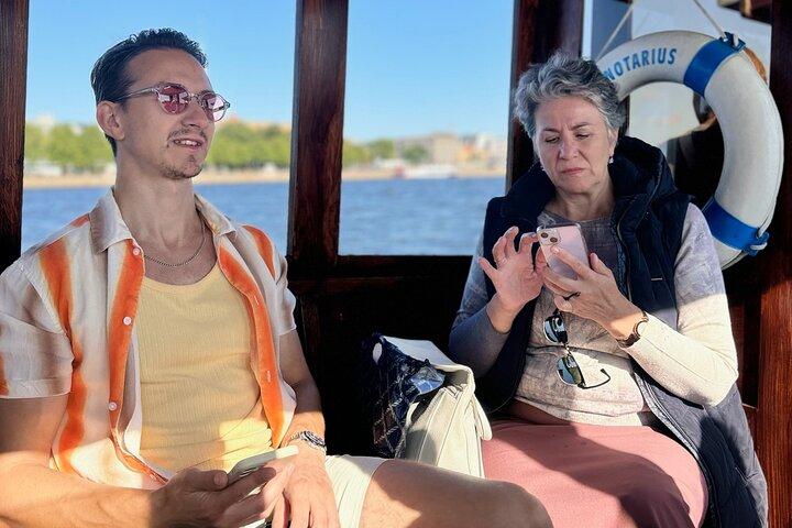 Riga: Historic Canal Boat Tour with Audio Guide