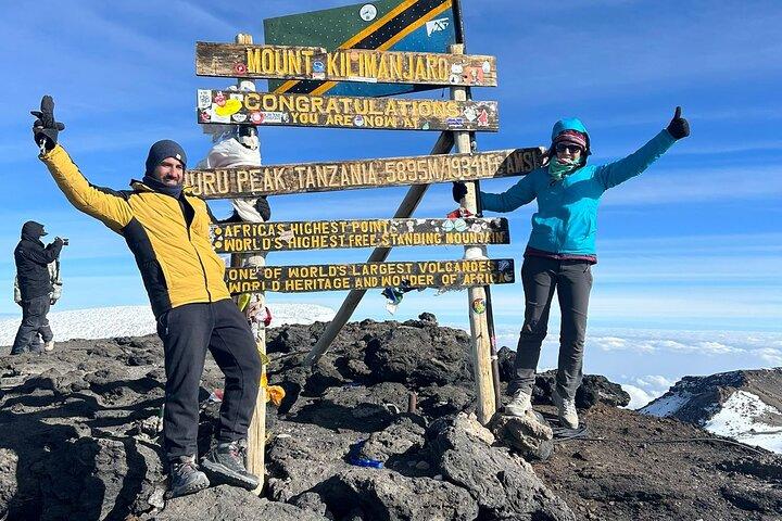 7 Day Kilimanjaro Trek Lemosho Machame Marangu or Rongai Umbwe