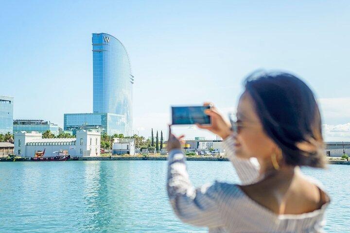 Barcelona E-Bike, Cable Car & Boat