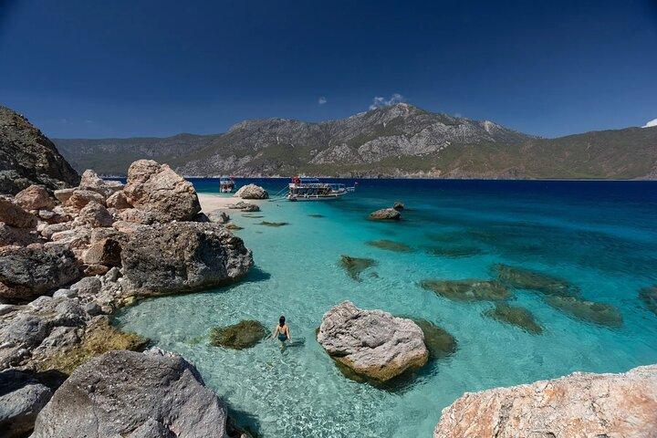 Antalya Suluada Boat Tour(Turkish Maldives)Lunch&Trans. included.
