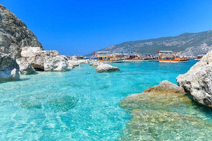 Antalya Suluada Boat Tour(Turkish Maldives)Lunch&Trans. included.