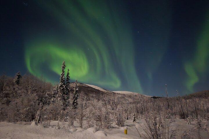Spectacular Hot Spring Experience with Northern Lights