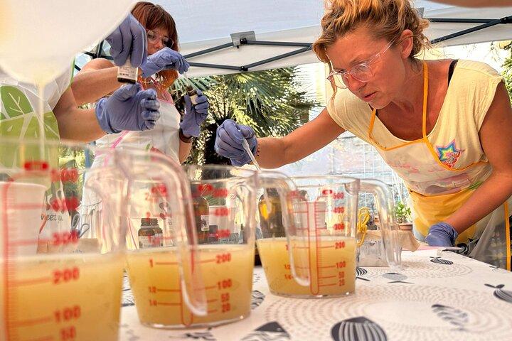 Soap Making Workshop in a Charming Garden
