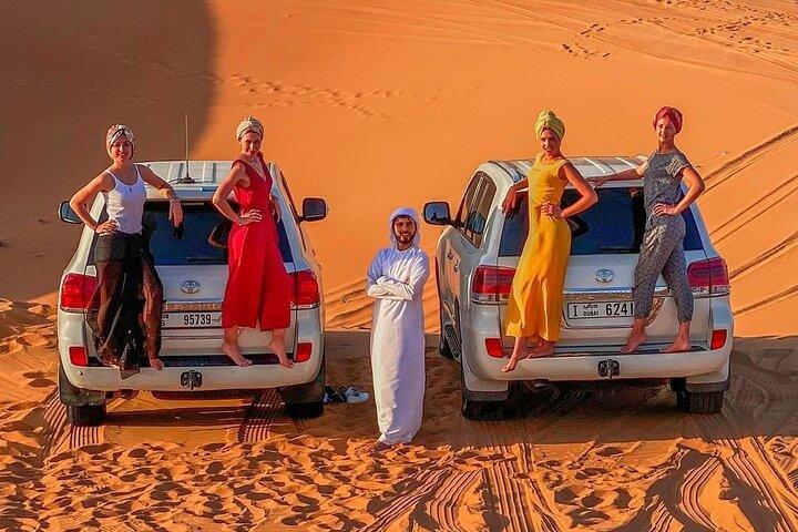Dubai VIP Red Dunes Sunset Desert Safari with BBQ & Optional Bike