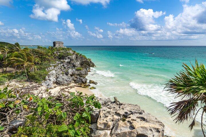 Tulum highlights tour, Cenote & Jungle Village pick up included
