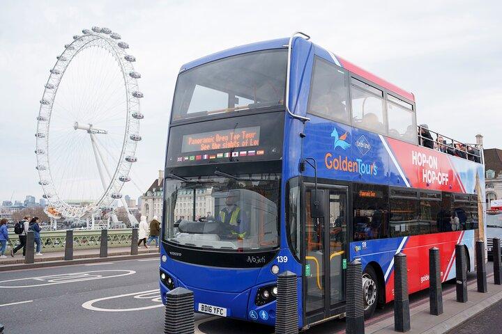 London Panoramic Open Top Bus Tour with Audio Guide