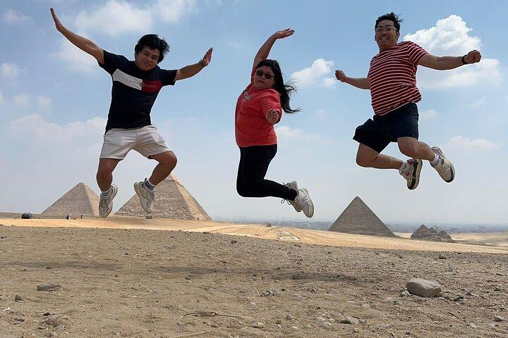 The Grand Egyptian Museum, Pyramids, King Tut, Solar boat & Lunch