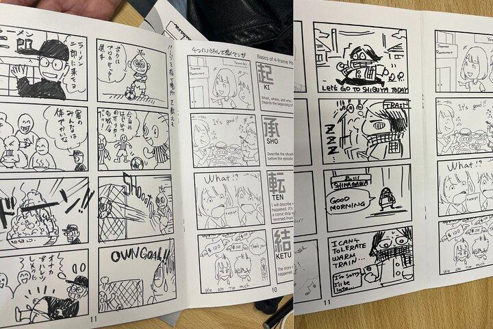 Tokyo Manga drawing workshop by pro-Manga artists