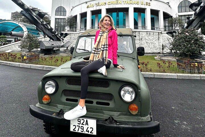 Hanoi City Jeep Tour Half-day: Food, Culture & Fun (4 hours)