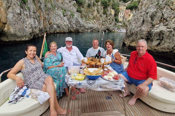 Amalfi Coast Private Boat Tour from Sorrento, Positano & Capri