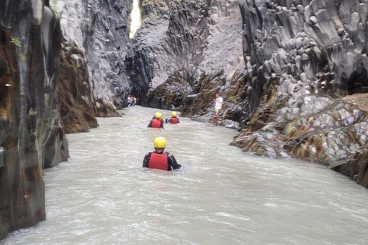 Canyoning in the Alcantara Gorges