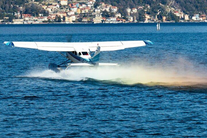 Como City guided tour and scenic flight over Lake Como