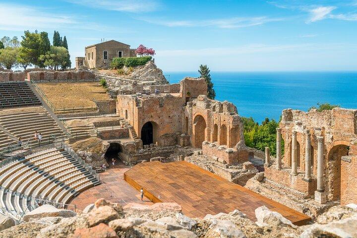 Sicily Shore Excursion: Castelmola and Taormina from Messina Port