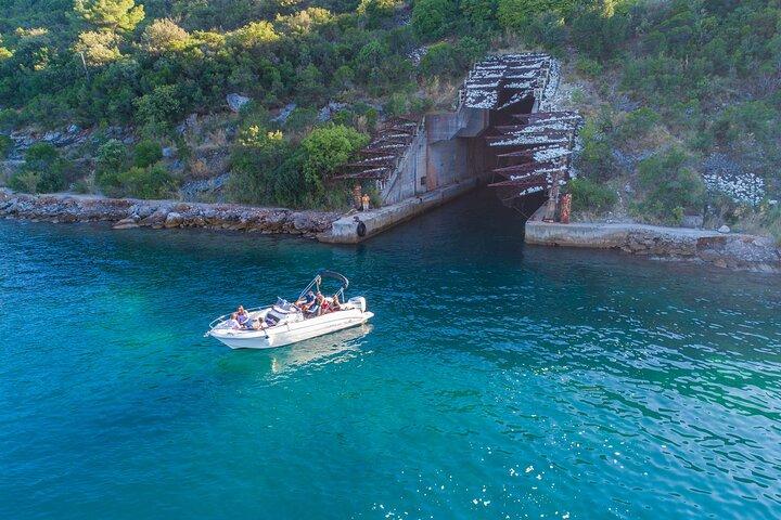 LUX Blue Cave, Lady of the Rocks, Mamula, Submarine Tunnel+ (3h)