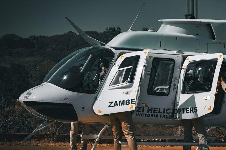 15 Mins Helicopter Flight Victoria Falls Zimbabwe