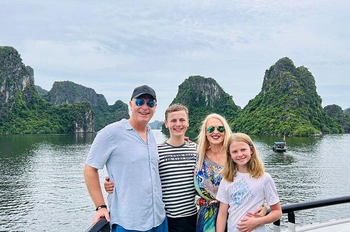 Halong Bay VIP Cruise: Swim, Kayak, Caves, Buffet Lunch and Party