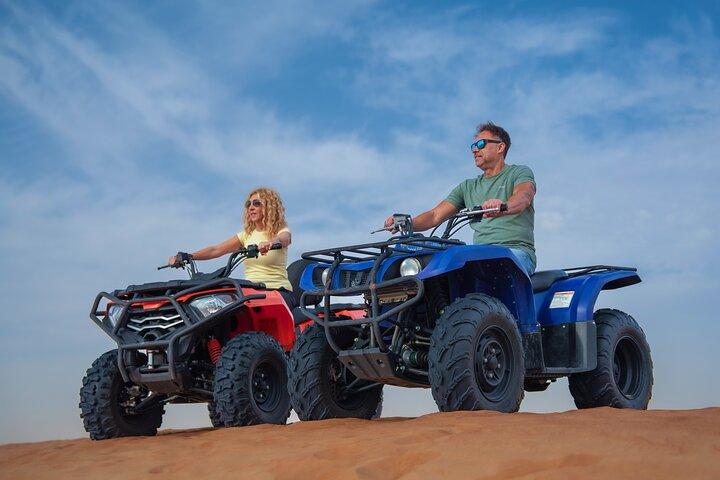 Premium Evening Quad Bike, Desert Safari, BBQ Dinner and Shows