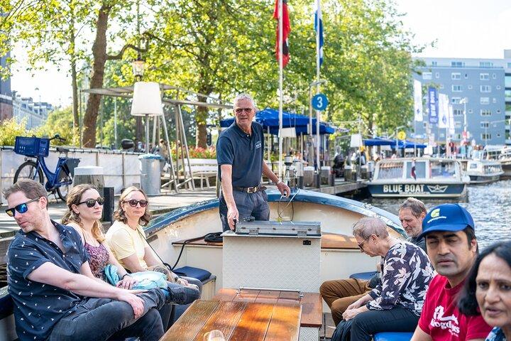 Amsterdam Open Boat Canal Cruise with Live Guide
