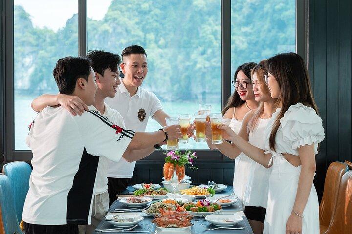 Premium Halong & Lan Ha Bay 3D2N Cruise with Jacuzzi & Balcony