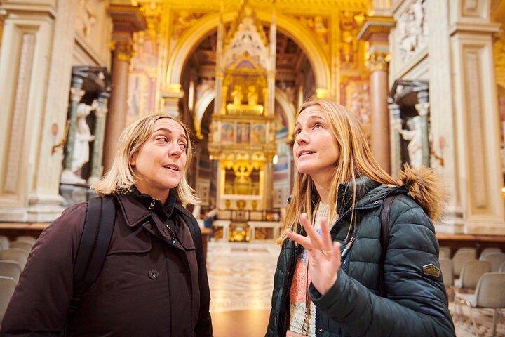 Rome: 4 Major Basilicas Private Tour with Driver at Disposal