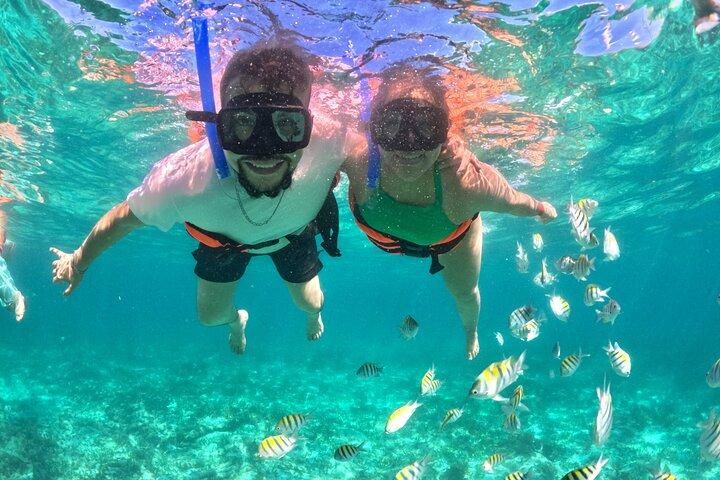 Cabo Catamaran Tour with Snorkeling and Unlimited Drinks