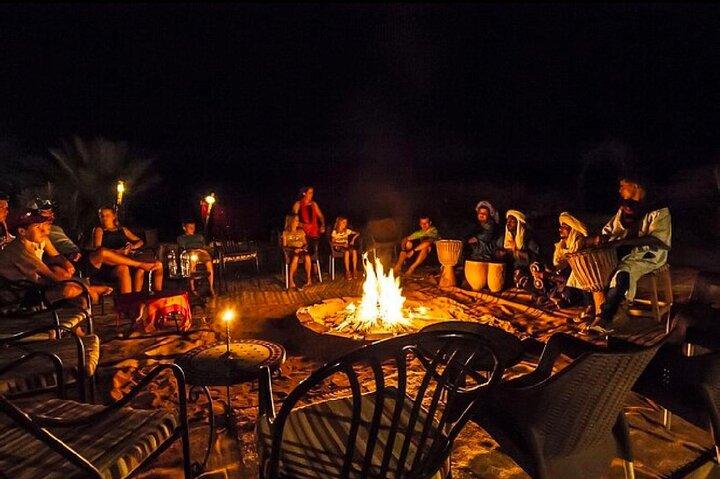 Marrakech Agafay Desert Camel Ride, Dinner and Fire Show
