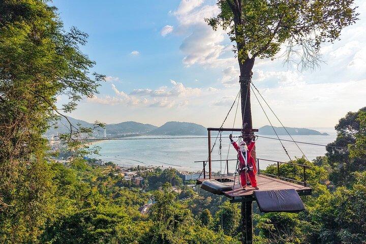 Erawan Patong Ultimate Zipline with Ocean View from Phuket