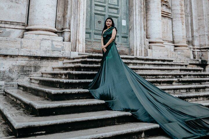 Private Flying Dress Photoshoot in Rome
