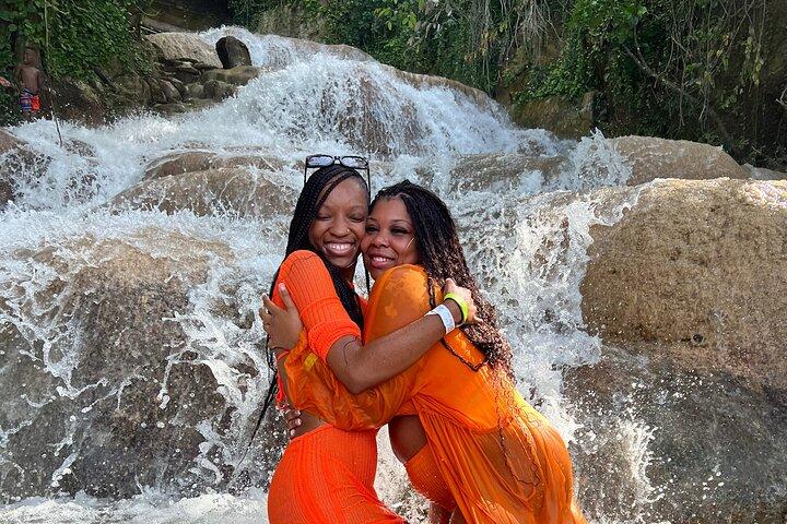 Dunns River Falls and Blue Hole Water Falls from Montego Bay