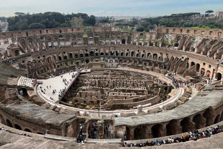 The Colosseum's Attic with 3rd, 4th & 5th Levels with Audio Guide