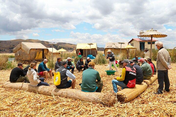 Half day by boat to the Uros Floating Islands from Puno