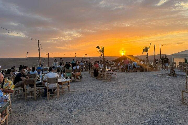 Marrakech Dinner in the Agafay Desert with sunset