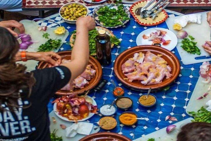 Fez Cooking Class at a Traditional Riad with Market Visit