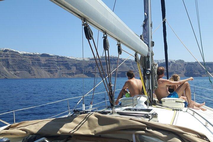 Santorini Sailing for Cruise Guests A Volcano and Beach Tour