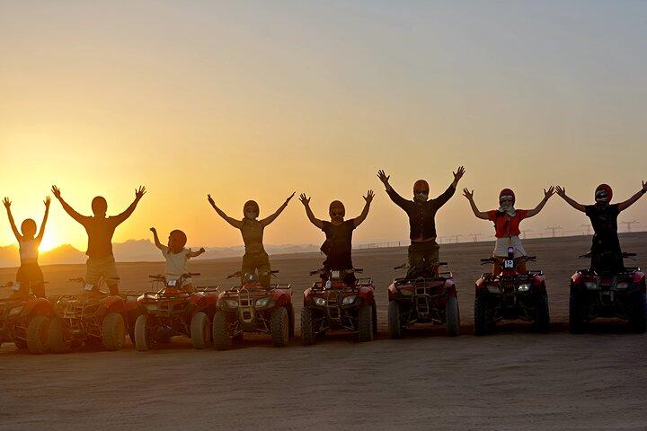 Hurghada VIP Desert Safari – ATV, Buggy,Camel-Bedouin BBQ &Sunset