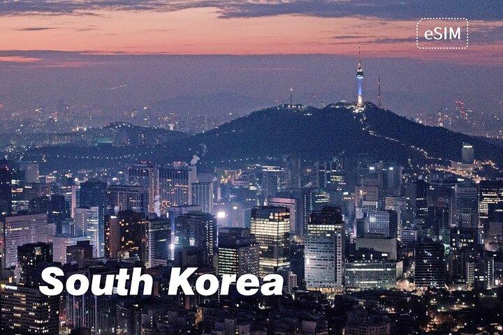 eSIM in Korea for 1 to 30 Days with 3GB to Unlimited
